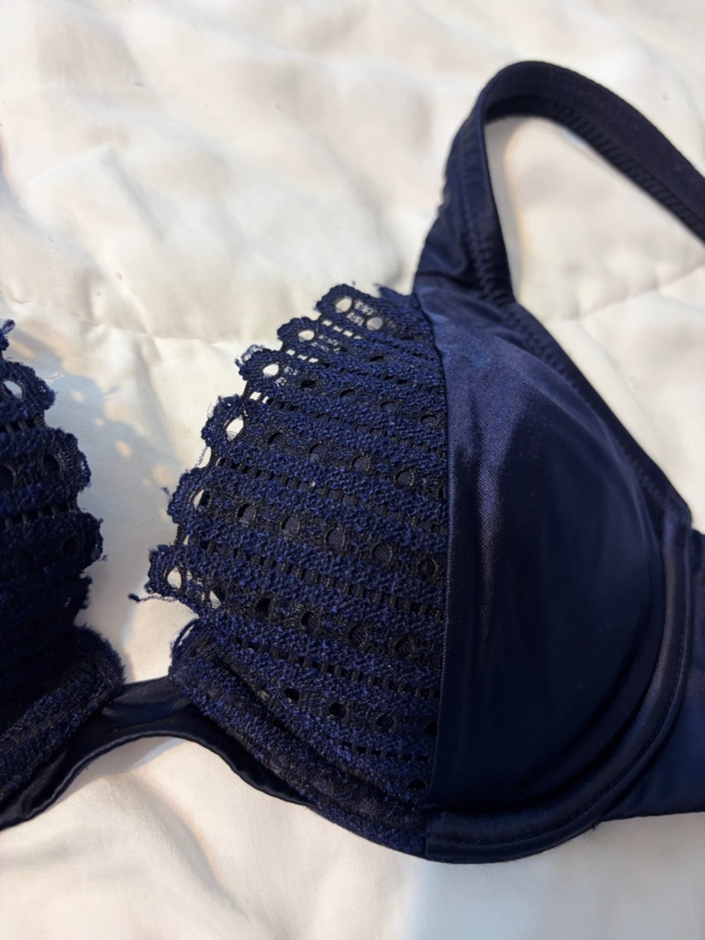 Thirdlove Navy Plunge Bra- 30b View 4